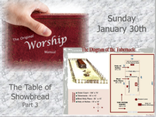 The Original Worship Manual Series (part 3) - The Table of Show Bread